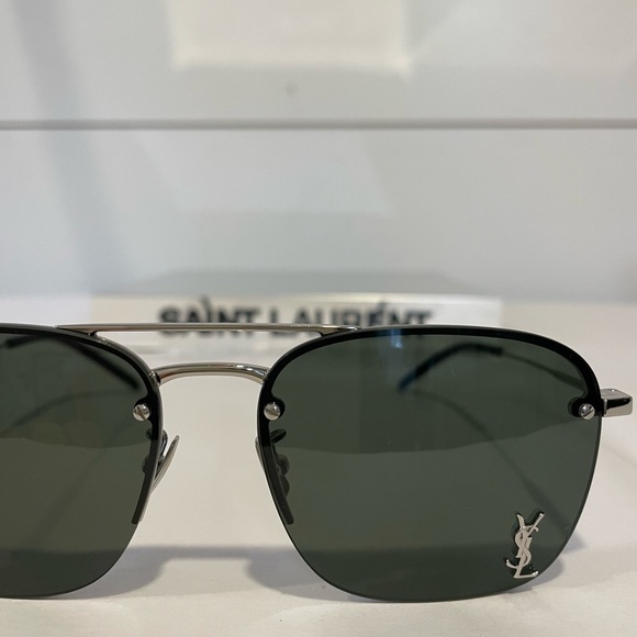 SAINT LAURENT SL 309 M-002 AVIATOR SUNGLASSES - Picture 2 of 10